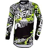 O'Neal 0008-805 Mens Element Attack Jersey (Black/Hi-Viz, X-Large)