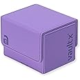 Vault X Exo-Tec Modular Sideloading Deck Box Module for 100+ TCG Cards. Detachable Magnetic Lid. Fits Commander & Standard Trading Cards. (Purple)