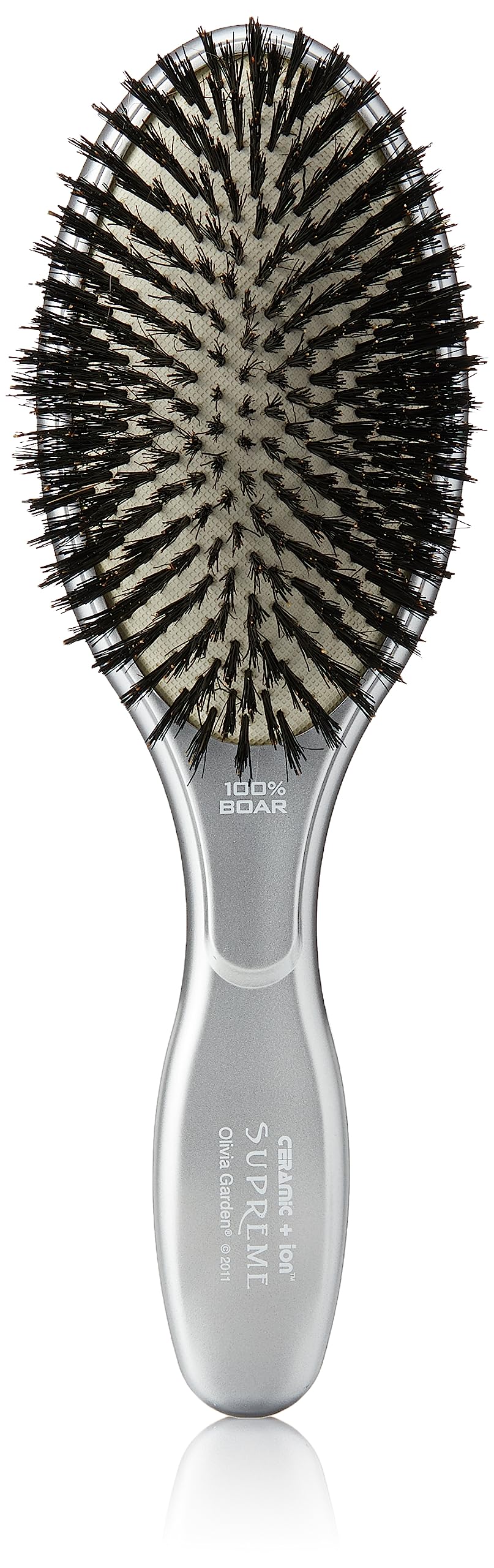 Olivia Garden Hairbrush Ceramic Plus Ion Supreme 100 Percent Boar - 16 Rows