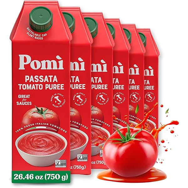 Amazon.com : Pomì Tomato Passata 26.46oz Carton - Creamy, Velvety