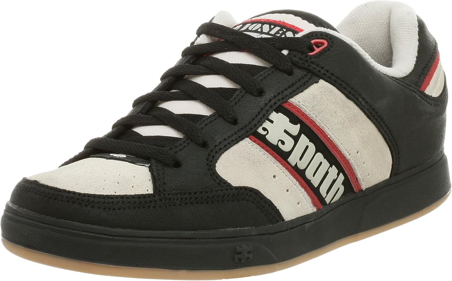 Ipath Men's Jones Skateboarding Sneaker,Black/Grey/Gum,10.5