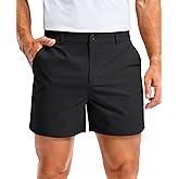 Soothfeel Men's Casual Shorts 5/7 Inch Golf Dress Shorts for Men Flat Front Work Lightweight Quick Dry with 4 Pockets