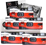 Clikoze Disposable Camera Bundle Swiss+Pro 27 Exposures + Tips Card (5 Pack) view 1