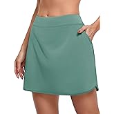 CHICHO Women's Athletic Skirt Tennis Skort with Pockets Golf Skirts Workout Running Sport Skorts