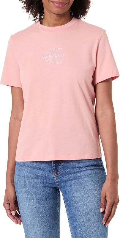 T-Shirt SS Classic Seasonal Monologo LV047G831G pour Femme, Rouge (Rouge Clair), XS