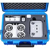 Lykus Titan N110 Waterproof Hard Case for DJI Neo Combo, RC-N3/DJI RC 2, Support Up to 7 batteries [CASE ONLY]