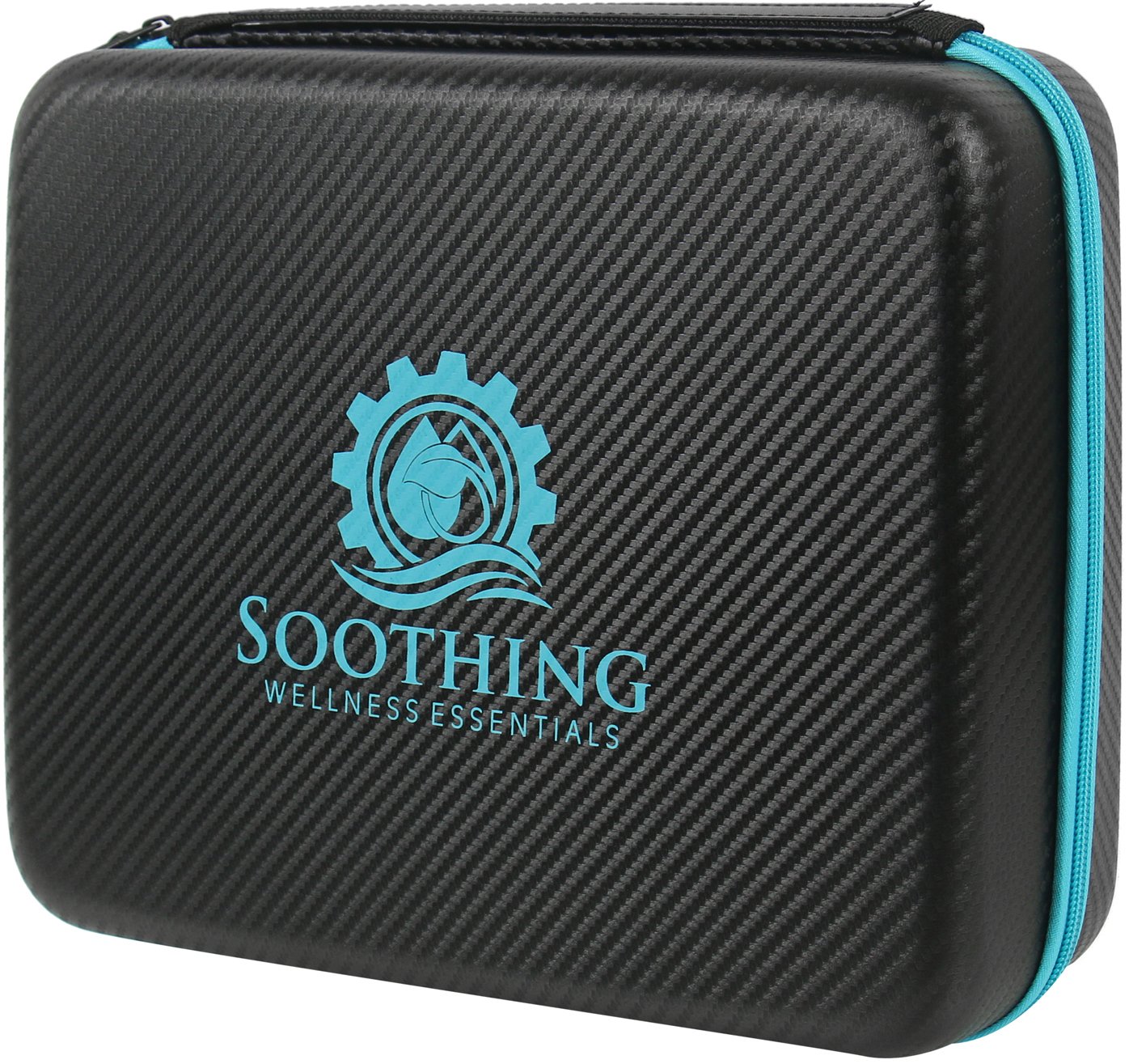 63 Bottle Essential Oil Carrying Case for 5ml, 10ml and 15ml Oils - Hard Shell Exterior Storage Organizer Holds doTerra, Young Living and Endless Others by Soothing Wellness Essentials (Royal Blue)