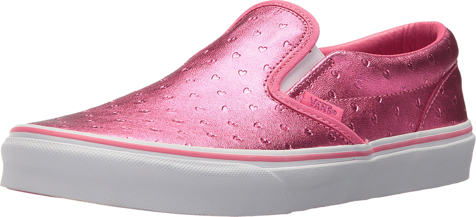 hot pink slip on vans