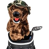 Daphne's Headcovers Military Bear Driver Headcover | Premium Driver Headcovers | Funny Golf Club Covers | Stylish Protection for Your Clubs | Men's Golf Gear | Driver Headcover for Men and Women