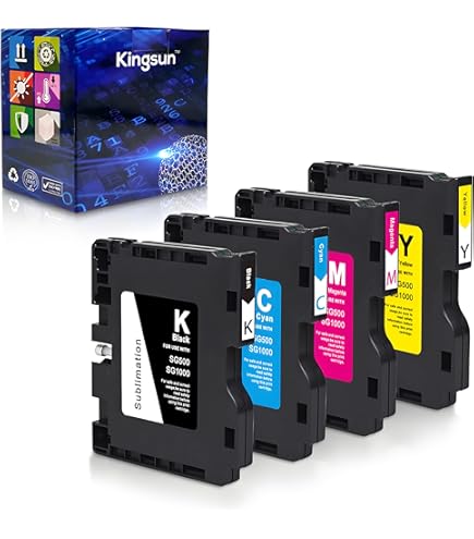 CoYlBod Magenta Compatible Sublimation Ink Heat Transfer Replacement For Sawgrass Virtuoso SG400 SG500 SG800 SG1000 SG400NA SG800NA RICOH SG3110 SG2100N SG3100 SG3100SF For Ink Cartridges Or CISS