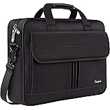 Laptop Bag 15.6 Inch, Business Briefcase for Men Women, 15inch Water Resistant Messenger Shoulder Bag with Strap, Durable Off
