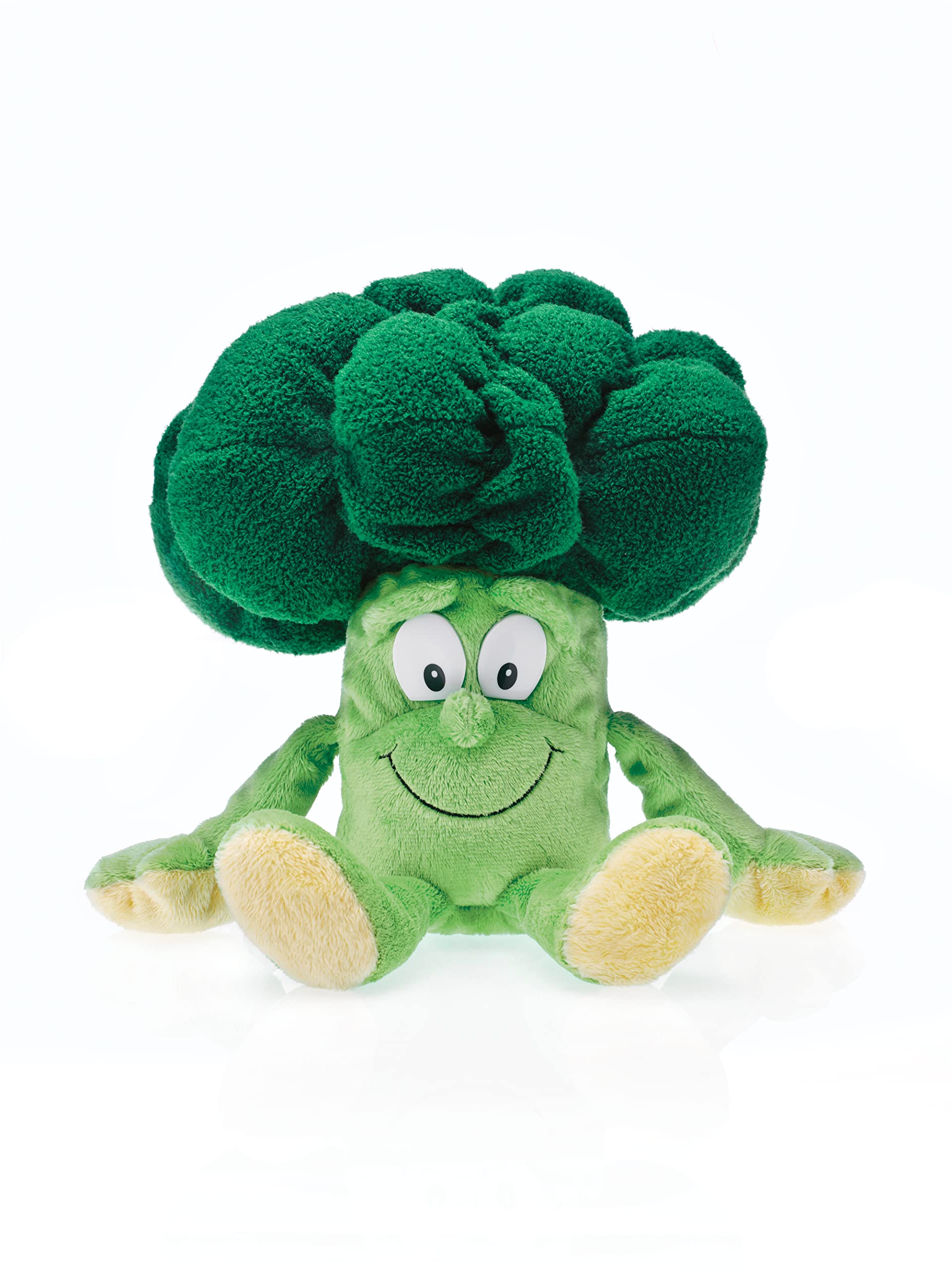 Goodness Gang Plushy Toys - Soft and Safe Stuffed Animals for Kids - Machine Washable and Perfect for Playtime and Bedtime - Full Collection Plush - Broccoli