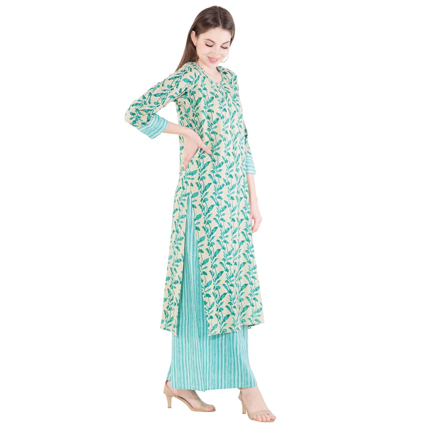 harshana women's kurti with palazzo set