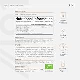 ALPHA01 Organic Ginger Extract 7500MG 25MG Gingerols 90 Vegan Capsules view 3