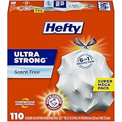 Hefty Ultra Strong 13 Gallon Trash Bags, Tall