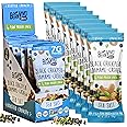 BeanVIVO Plant Based Protein Snacks - Sea Salt Flavor with Dried Edamame, Roasted Cashew and Chickpeas - Non-GMO Crunchy Salad Toppers - High-Protein and Rich in Fiber - 8Pack (1.05 oz Each Pouch)