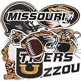 JEFUZH 10PCS Missouri Iron on Patches, Football Patches for Jeans, T-Shirts, Backpacks, Hats and More