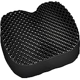Omoojee Kayak Seat Cushion, Anti Slip Gel Seat Cushion for Long Sitting on Boat, Canoe, Sup, Chair