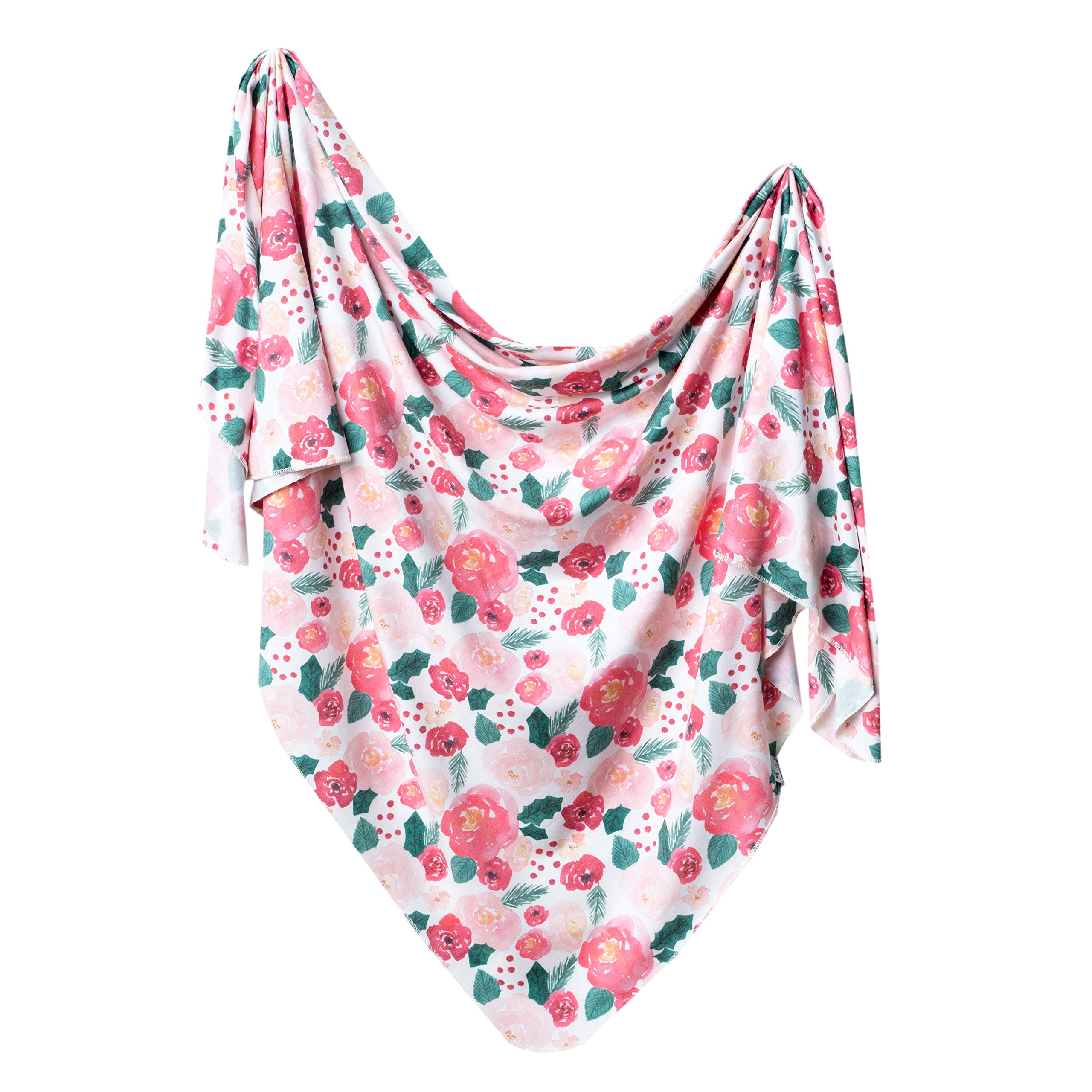 Copper Pearl Large Premium Knit Baby Swaddle Receiving Blanket "Holly"