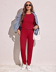 Ekouaer Women's Pajama Sets Casual 2Pcs Sleepwear