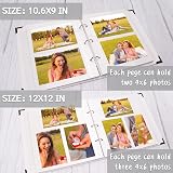 Vienrose Photo Album Self Adhesive 40 Pages Hardcover 3 Ring Scrapbooking Kit view 4