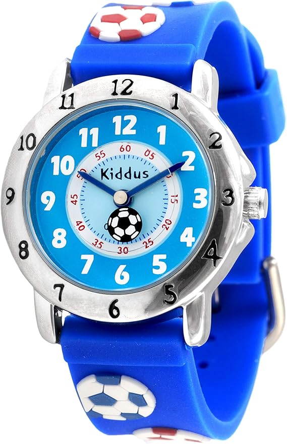 KIDDUS Qualitätsuhr für Mädchen, Jungen, Kinder. Analoge Armbanduhr mit ...