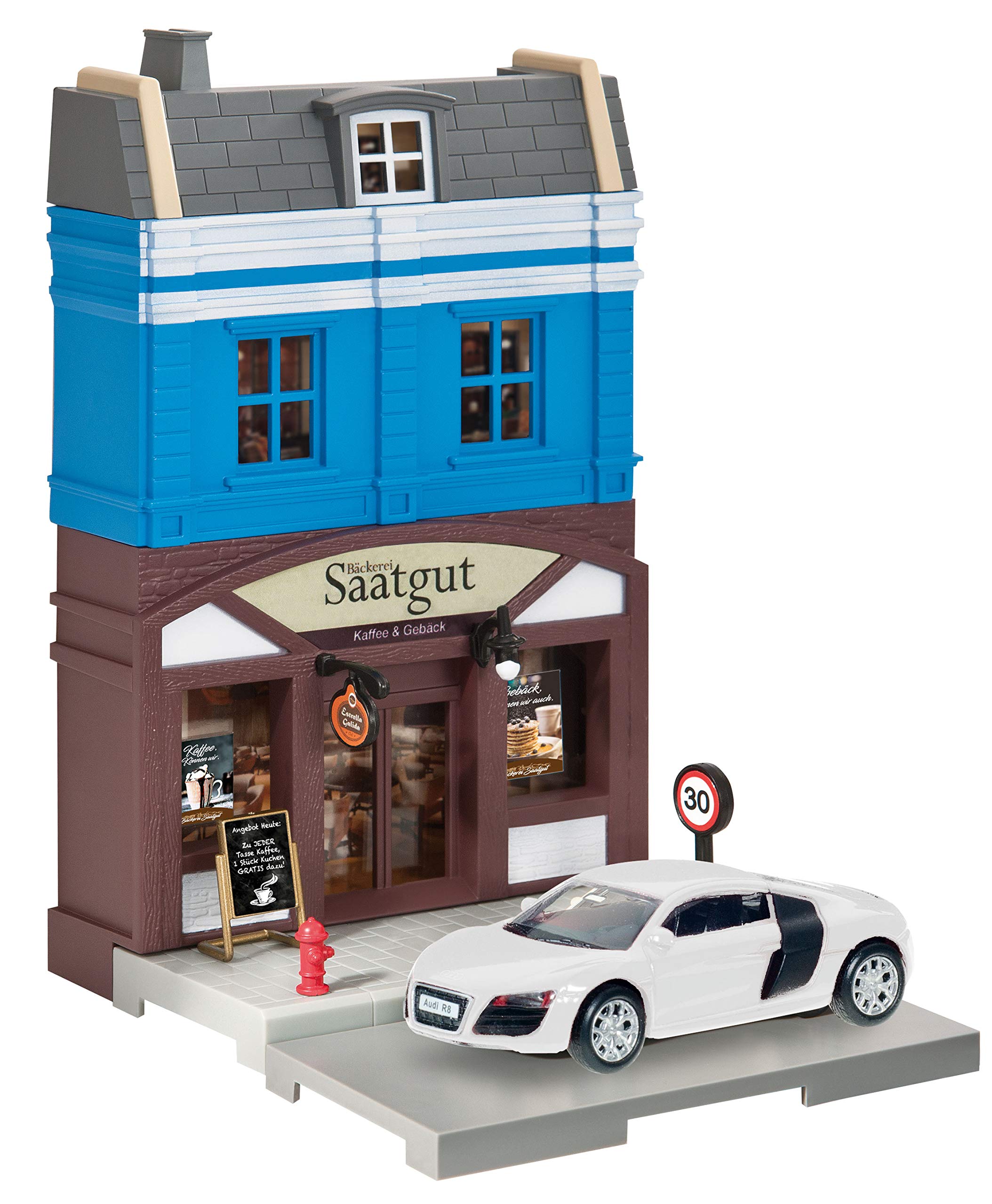 herpa City: Bakery with Porsche for crafts, games and gifts