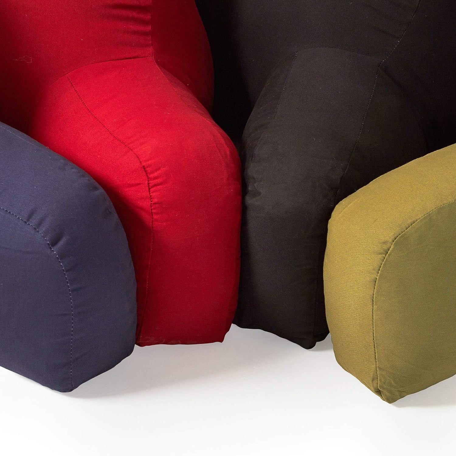 red bed rest pillow