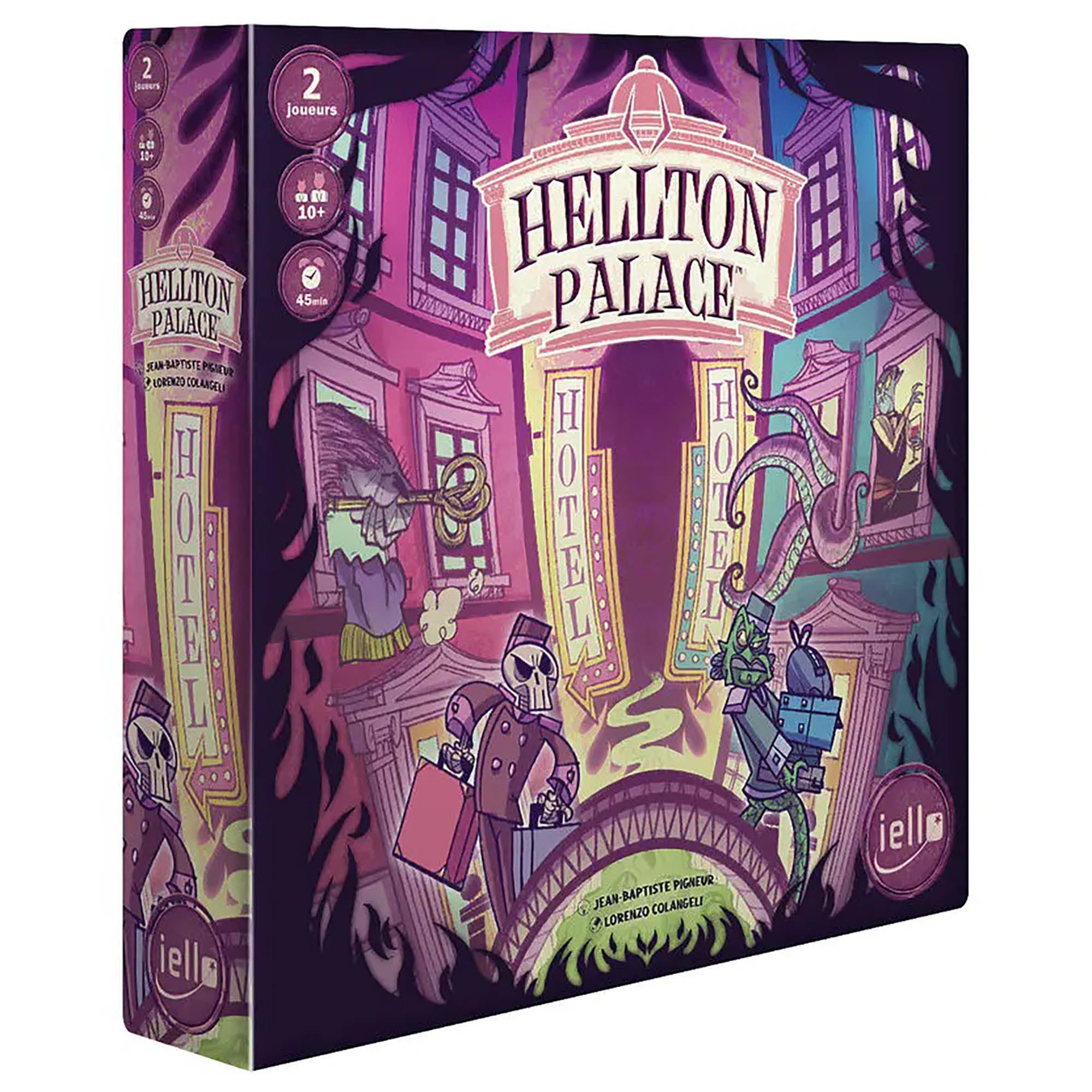 Iello | Hellton Palace | Strategy Game | Ages 10+ | 2 Players | 45 Minutes Playing Time