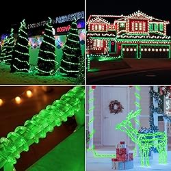 150ft LED Rope Lights Outdoor, 1080 LED Connectable