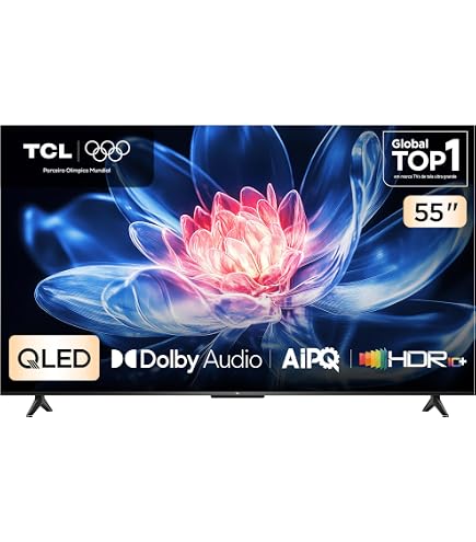 SMART TV TCL QLED TV 55” 4K UHD Google TV MIni LED - Wi fi