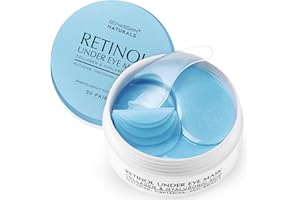Under Eye Patches for Dark Circles: 30 Pairs Retinol Collagen Eye Gel Masks - Refreshing Under Eye Care for Appearance of Wri