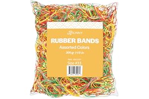 Bilinny High Quality Rubber Bands Size 33 - Standard Rubber Bands Office Supplies - Thick Rubber Bands - 1/2 Lb Colorful Rubber Bands