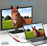 BENFEI USB C HUB 7-in-1 4K HDMI 60W PD 3 USB 3.0 SD TF Reader view 3