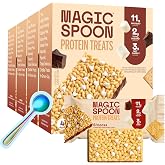 Magic Spoon Treats Smores - 16 High Protein Bars, Gluten Free | Sugar free protein cereal bar, low carb, keto friendly, healthy snack, gluten free