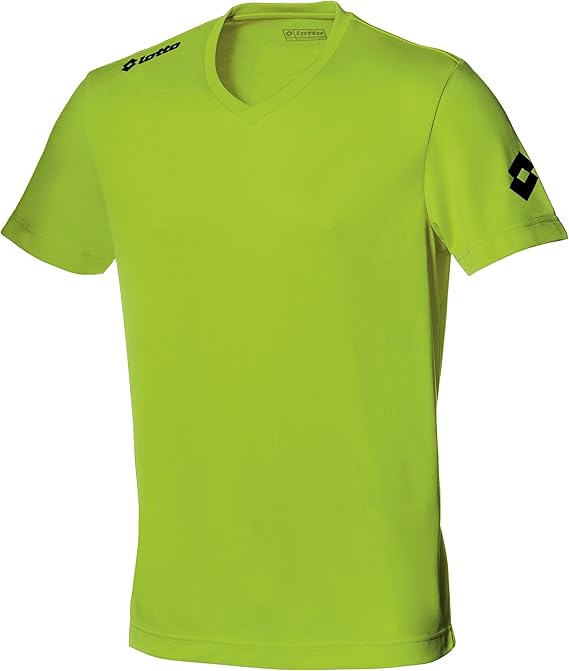 Amazon ロット Lotto エヴォ メンズ サッカー フットサル トレーニングシャツ スポーツシャツ Vネックtシャツ トップス 練習着 男性用 L レモン サッカー フットサル シャツ 通販
