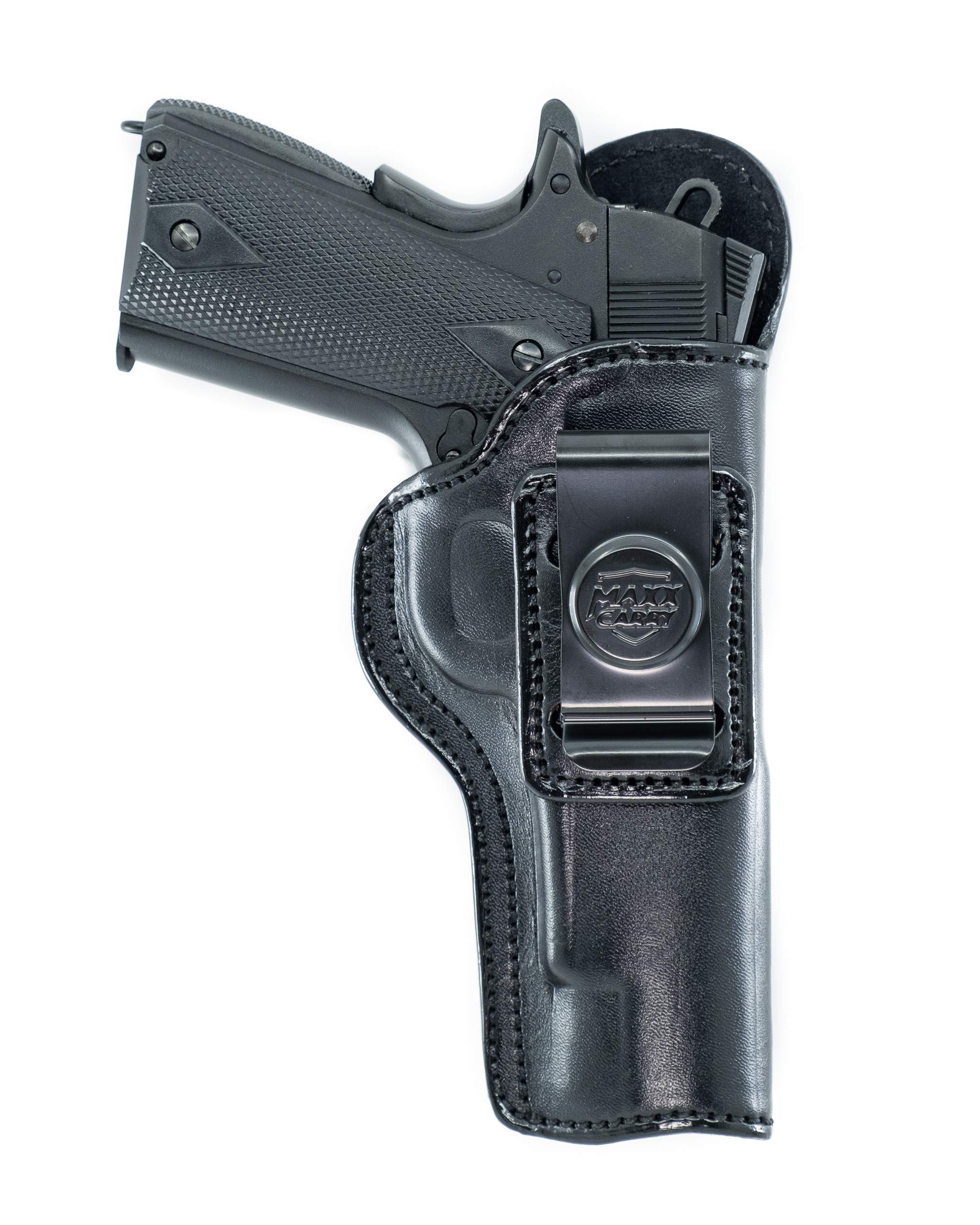 Buy Maxx Carry IWB Leather Gun Holster for Colt 1911 4 inch, Combat Commander Concealed Carry