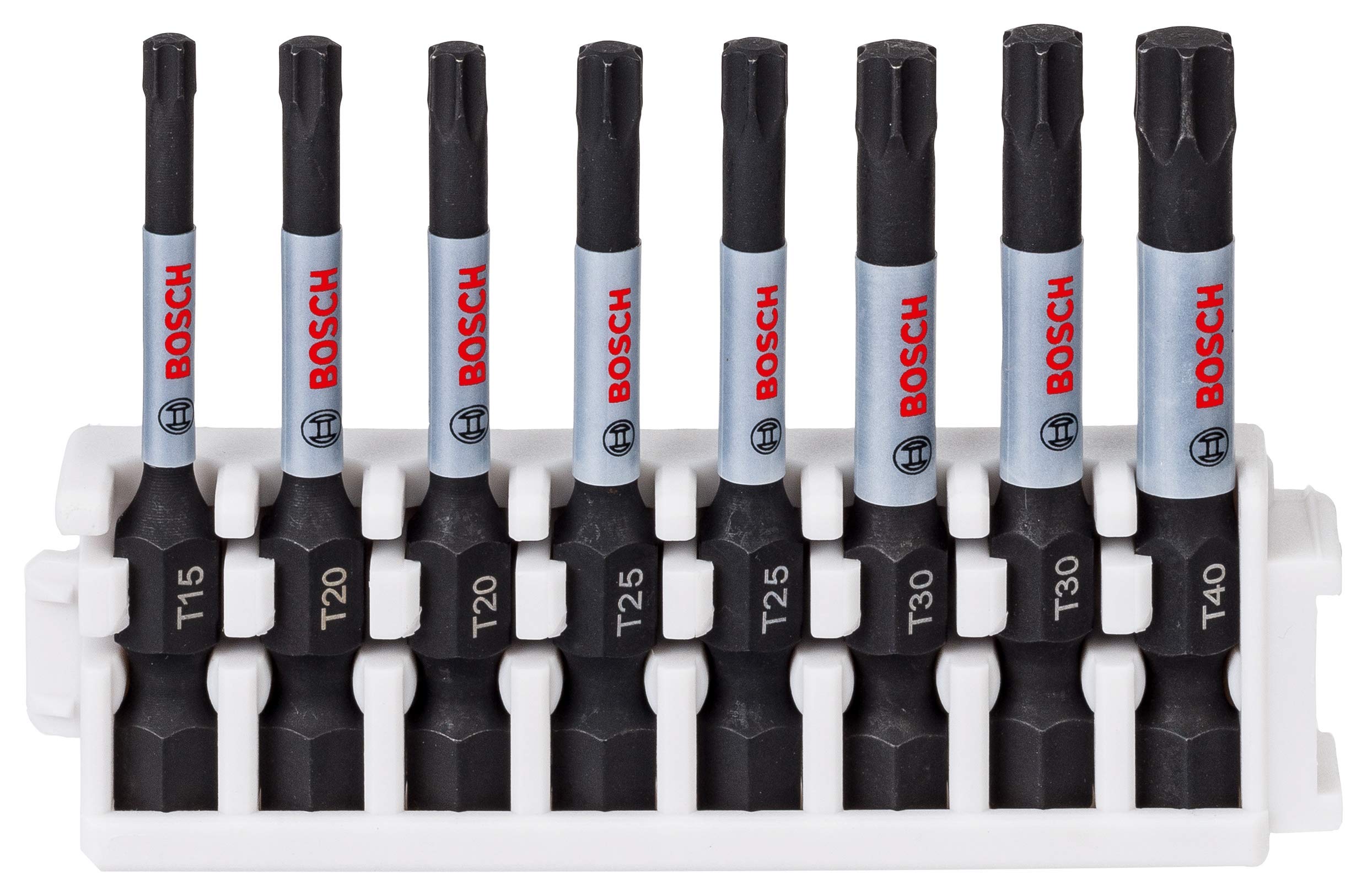 Bosch Professional 8-piece Impact Control Screwdriver Bit Set (Pick and Click, impact driver accessories)