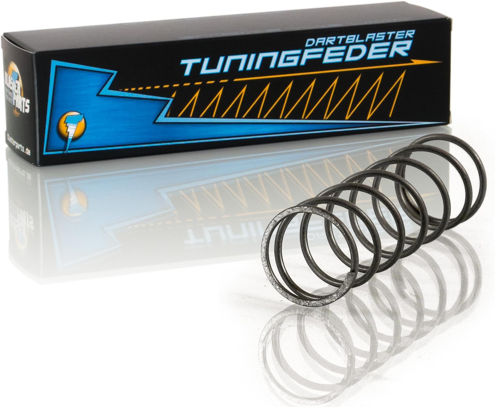 Blasterparts, tuning spring fits Nerf N-Strike AccuStrike AlphaHawk, dartblaster modding for longer range S0157