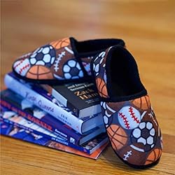 NORTY Size 6 Fleece Slippers for Boys - Slip-On