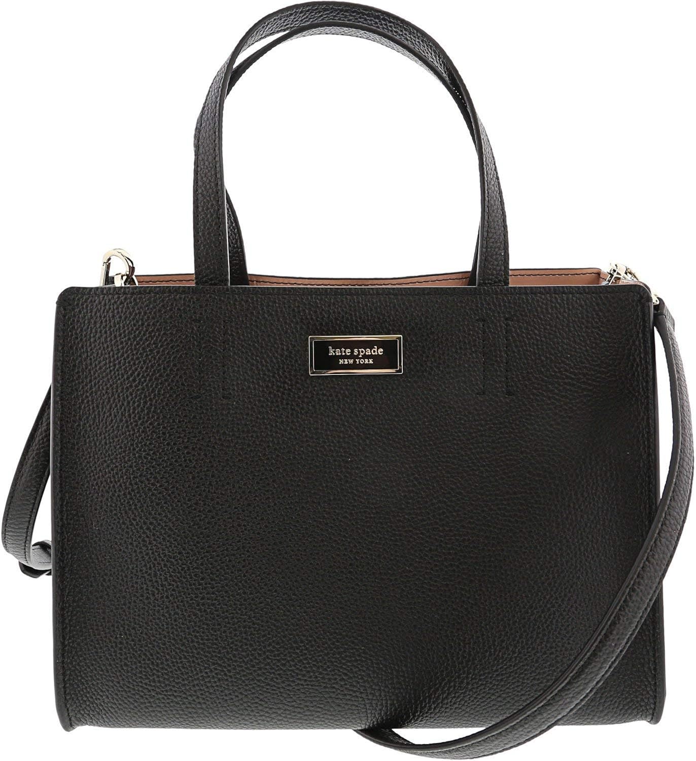 Kate Spade Women's Medium Sam Satchel Leather Shoulder Bag Black Kate Spade Amazon.ca Shoes
