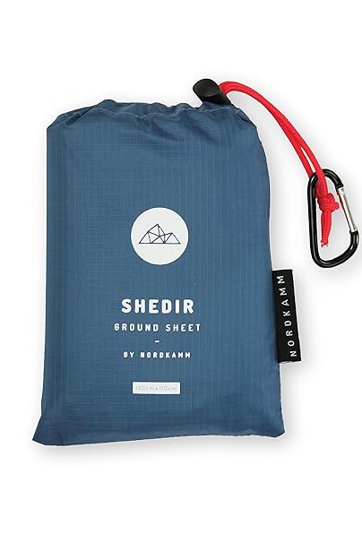 NORDKAMM - Picknickdecke wasserdicht, ideal als Pocket Blanket, Ground Sheet, Stranddecke, Taschendecke, Campingdecke, Sitzun