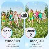 Tecnock Bubble Machine Automatic Bubble Blower 15000+ Bubbles/Min 2 Speeds view 2