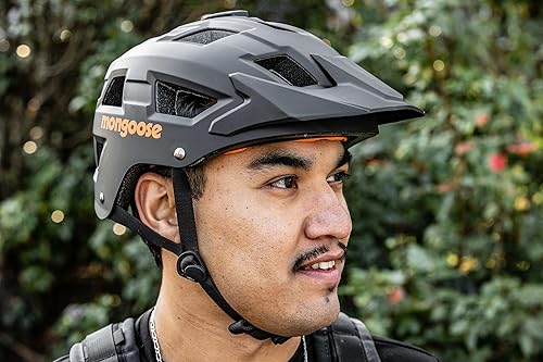 Mongoose Capture Bike Helmet, Ages 8+, Built-in Camera Mount