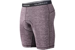 Club Ride Apparel Men's Woodchuck Chamois Liner Shorts-Gel Padded Bike Underwear, Breathable & Moisture-Wicking
