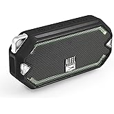 Altec Lansing - HydraMini Wireless Bluetooth Speaker, IP67 Waterproof USB C Rechargeable Battery with 6 Hours Playtime, Compact, Shockproof, Snowproof, Everything Proof (Black)