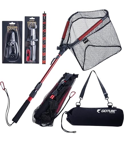 ego fishing net canada S2 Slider Net, Ultimate Fishermen's Tool, Telescoping Handle, Replaceable Head, Salt & Freshwater, 2 Year Warranty, 29-60