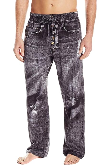 PajamaJeans Mens Elastic Waist Pants 