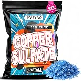 Eyaeyao Copper Sulfate Crystals, Copper Sulfate Powder Pentahydrate &ndash; 99% Pure Fine Blue Crystals (4 oz)