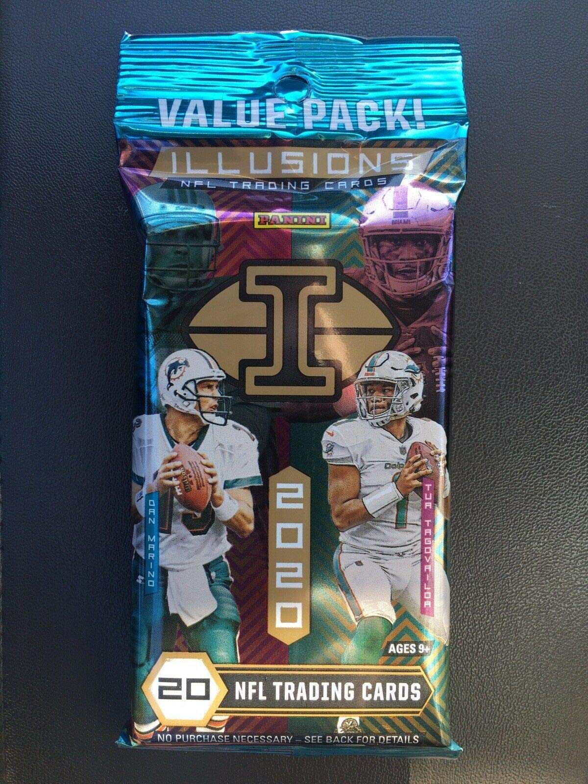 2020 Panini Illusions NFL Football VALUE pack 20 cards pack  | amzdealz